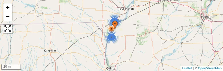 Related schools map