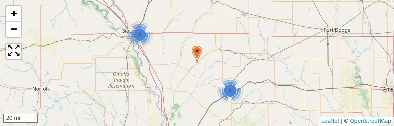 Related schools map