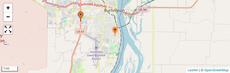Related schools map