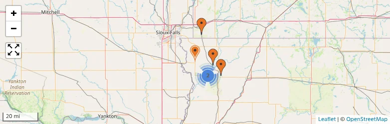 Related schools map