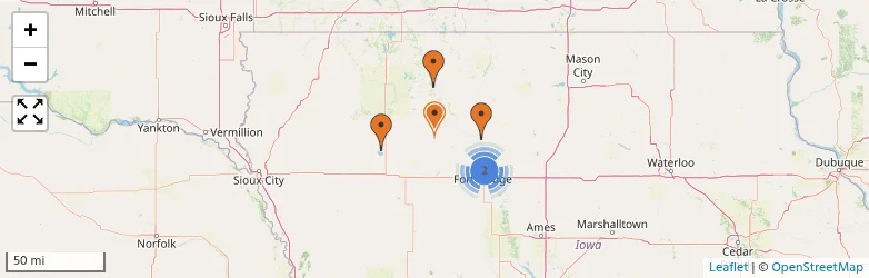 Related schools map