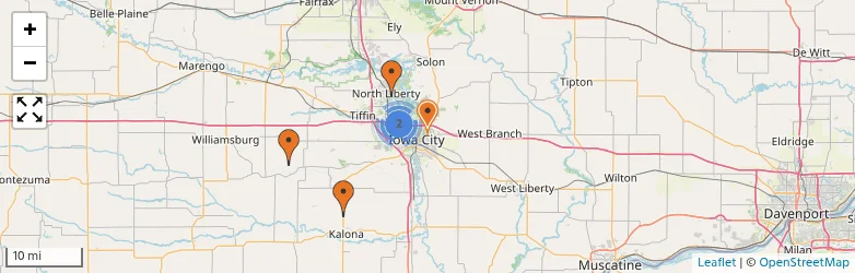 Related schools map