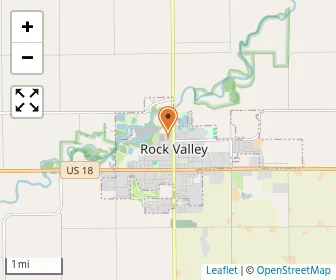 Map of Rock Valley Christian School