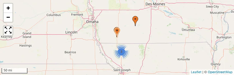 Related schools map
