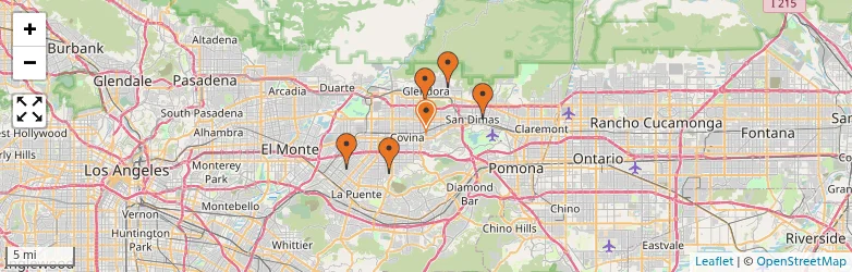 Related schools map