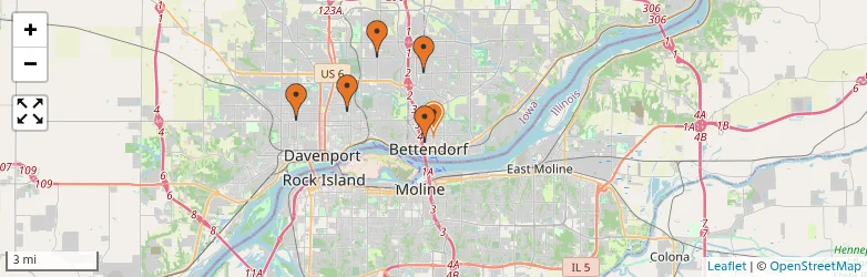 Related schools map