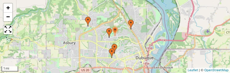 Related schools map