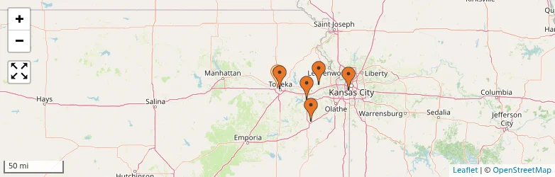 Related schools map