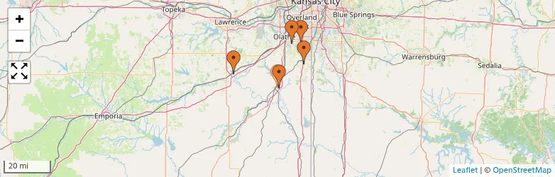 Related schools map