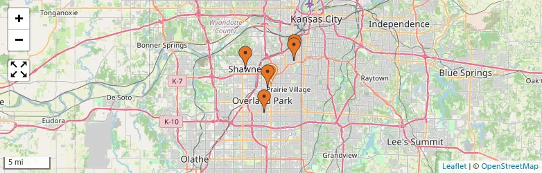 Related schools map