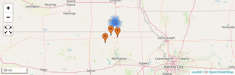 Related schools map