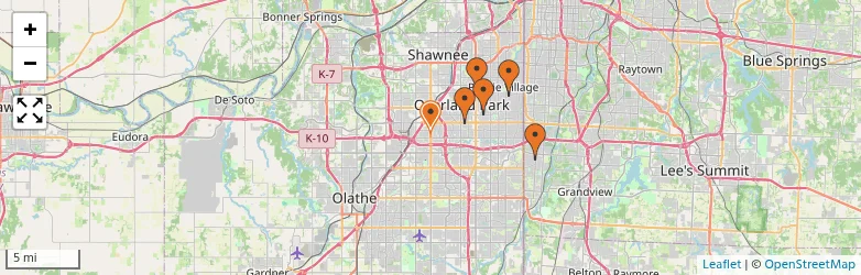 Related schools map