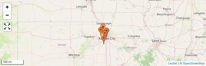 Related schools map