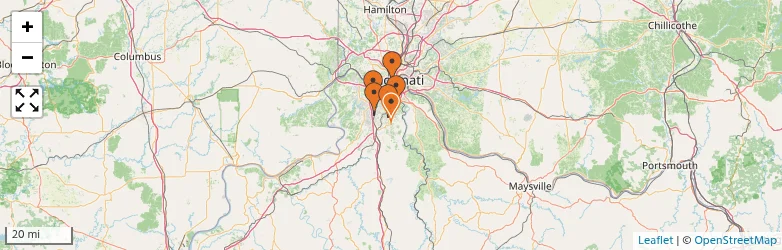 Related schools map