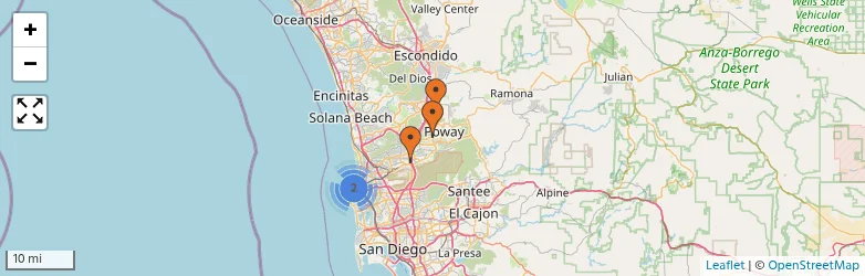 Related schools map