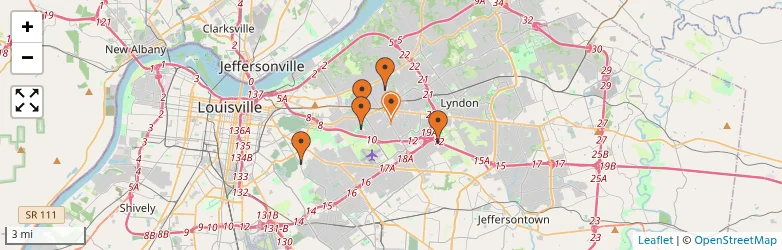 Related schools map