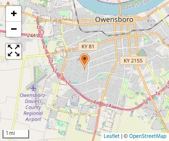 Map of Owensboro Catholic Middle School