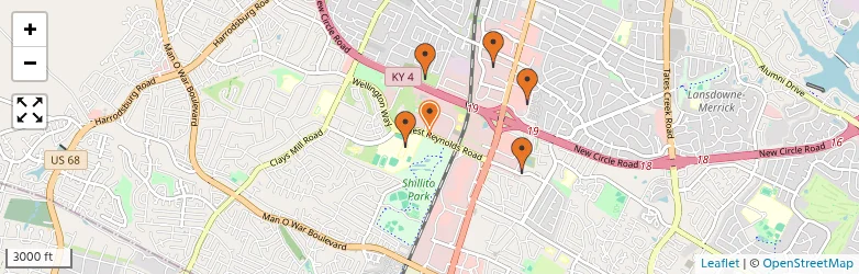 Related schools map