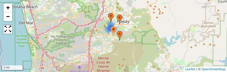 Related schools map