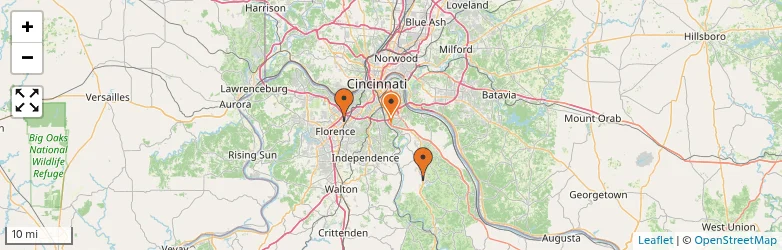 Related schools map