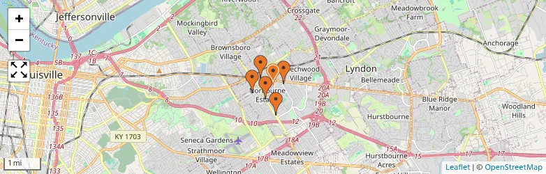 Related schools map