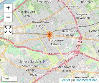 Map of St. Matthews Baptist Preschool
