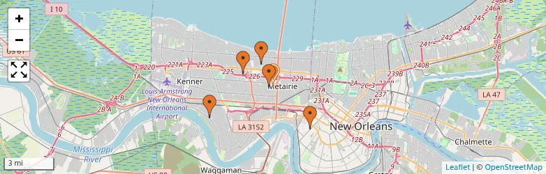 Related schools map