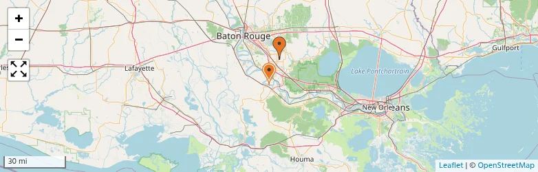 Related schools map