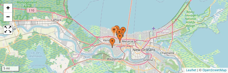 Related schools map
