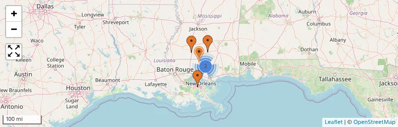 Related schools map