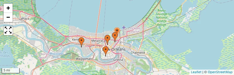Related schools map