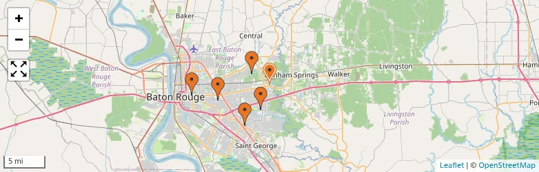 Related schools map