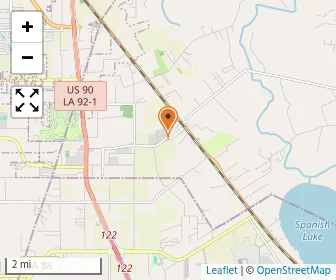 Map of Episcopal School Of Acadiana