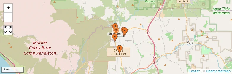 Related schools map