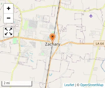 Map of Louisiana New School Academy