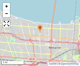 Map of Lutheran High School Of Greater New Orleans