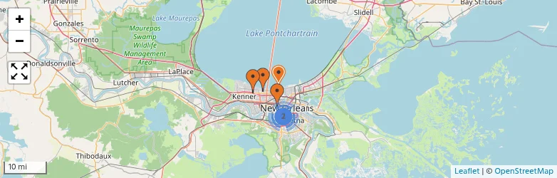 Related schools map