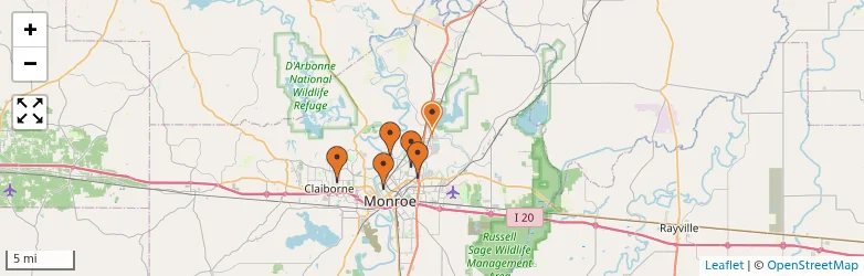 Related schools map