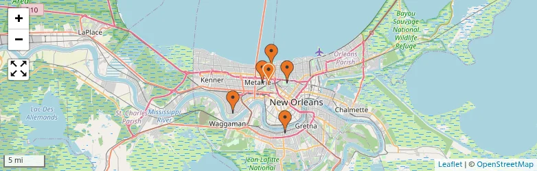 Related schools map