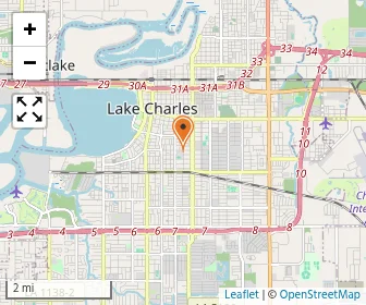 Map of St. Louis Catholic High School