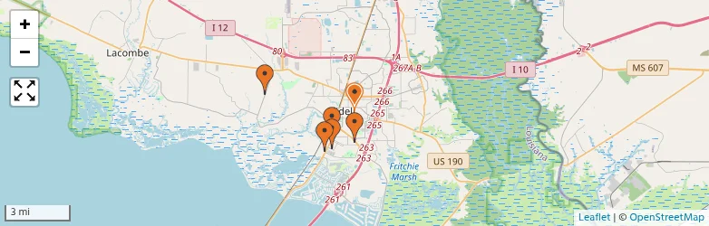 Related schools map