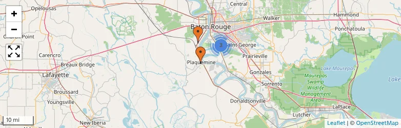 Related schools map