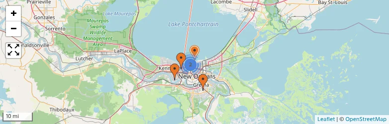 Related schools map