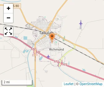 Map of Tallulah Academy