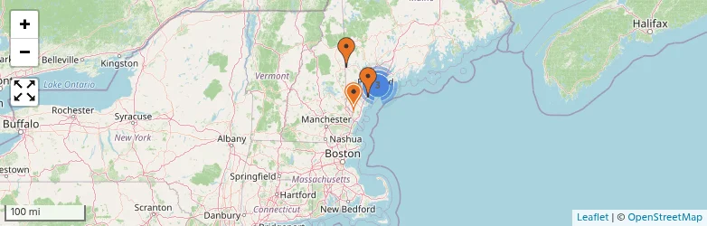 Related schools map