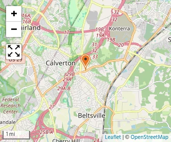 Map of Beltsville Adventist School