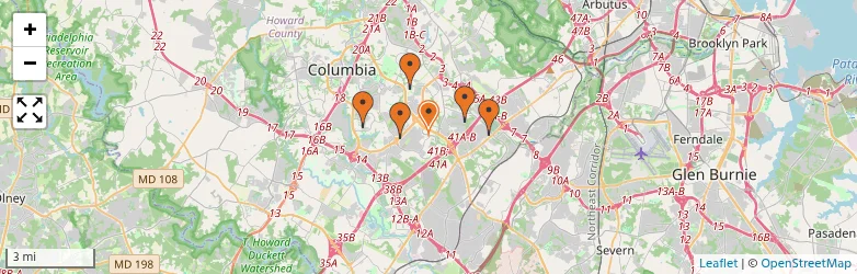 Related schools map