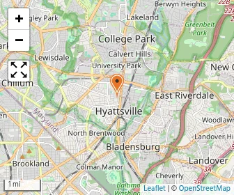 Map of Dematha Catholic High School