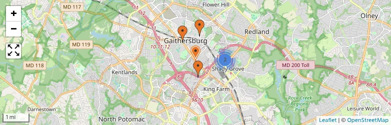 Related schools map