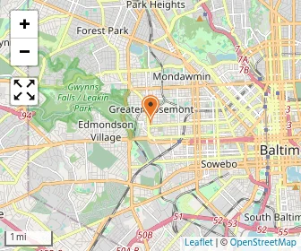 Map of Father Charles Hall Middle School